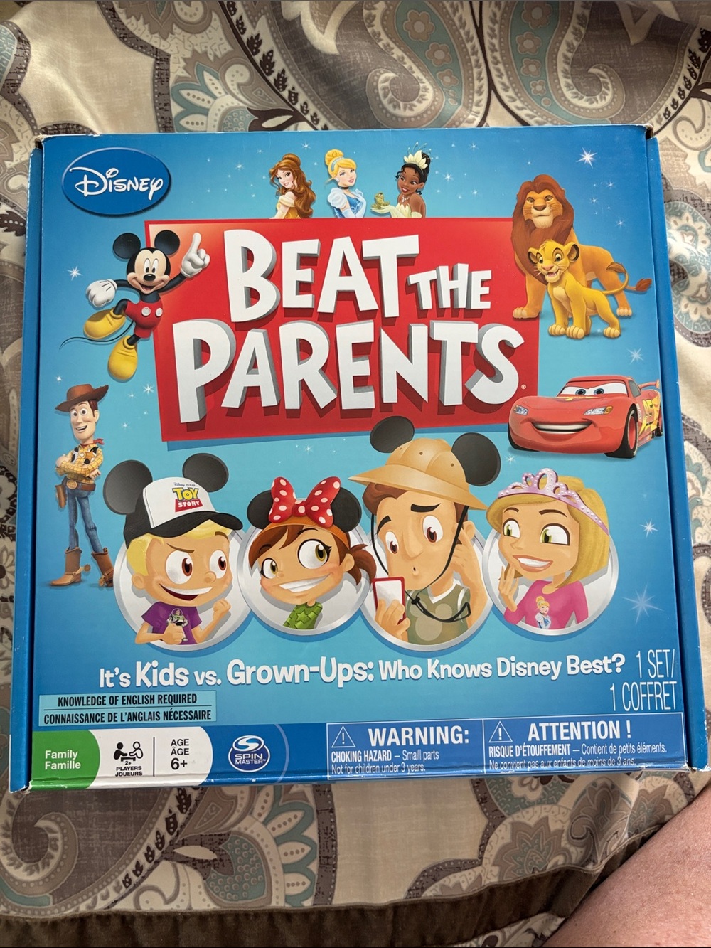 Beat the parents Disney game